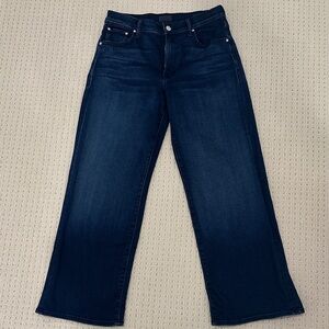 MOTHER The Mid Rise Maven Ankle - Dark Indigo Jeans - Size 28